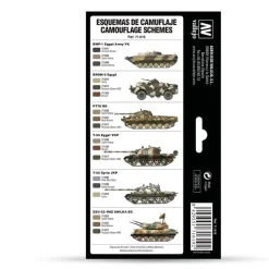 New Set 8 pinturas modelismo Middle East Wars 1967’s to Present 17ml Pinturas Para Maquetas Y Modelismo