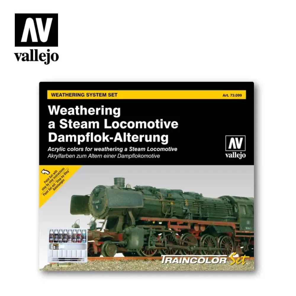 Sale Set 8 pinturas para modelismo Textura 099 Desgaste locomotora de vapor Weathering FX 17ml Pinturas Para Maquetas Y Modelismo|Maquetas Y Modelismo