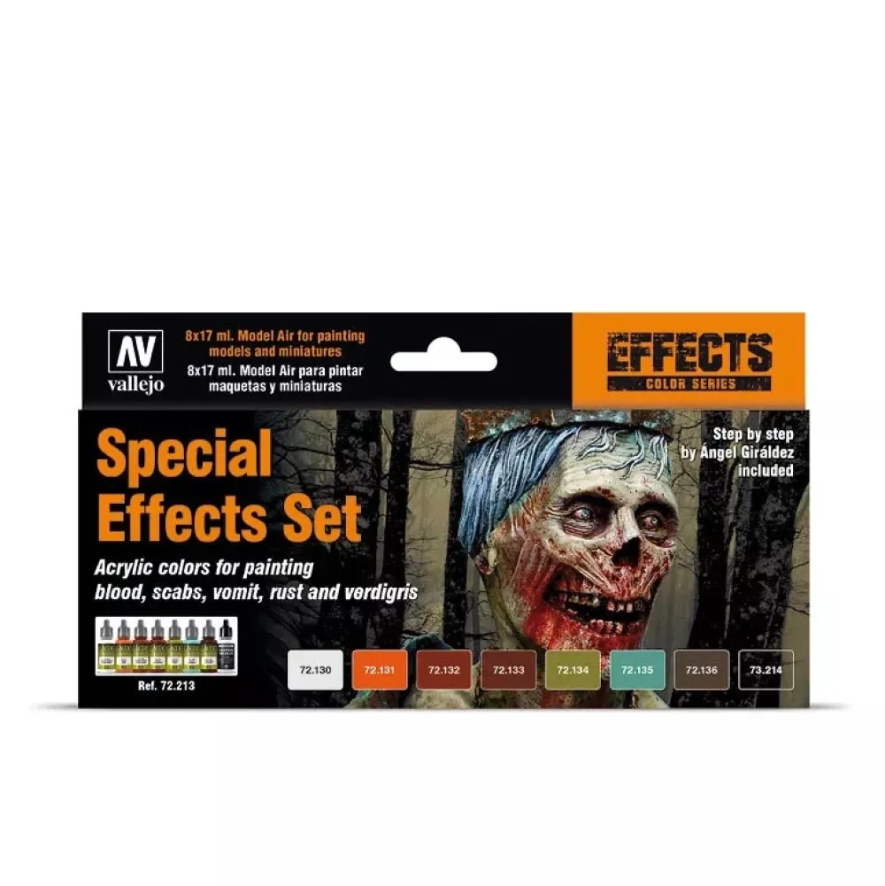 Best Set 8 pinturas para modelismo 213 Efectos especiales Game Color Effects 17ml Pinturas Para Maquetas Y Modelismo|Maquetas Y Modelismo