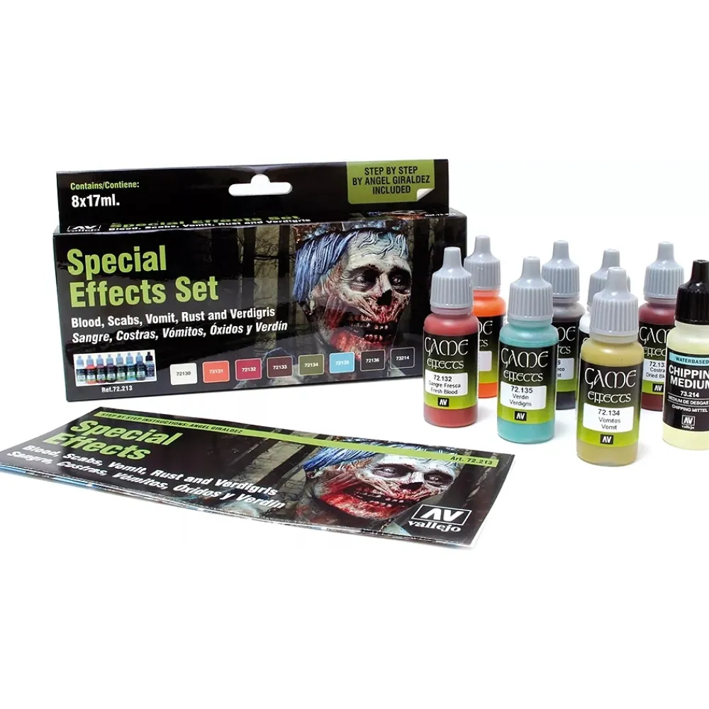 Best Set 8 pinturas para modelismo 213 Efectos especiales Game Color Effects 17ml Pinturas Para Maquetas Y Modelismo|Maquetas Y Modelismo