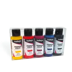 Set 5 pinturas para modelismo 101 básicos opacos Premium Color 60ml Pinturas Para Maquetas Y Modelismo
