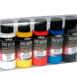 Set 5 pinturas para modelismo 101 básicos opacos Premium Color 60ml Pinturas Para Maquetas Y Modelismo