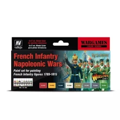 Outlet Set 8 pinturas para modelismo 164 French Infantry Napoleonic Wars Wargames Napoleonics 17ml Maquetas Y Modelismo