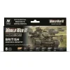Sale Set 8 pinturas para modelismo 222 WWIII British Armour & Infantry Wargames Flames of War 17ml Maquetas Y Modelismo|Pinturas Para Maquetas Y Modelismo
