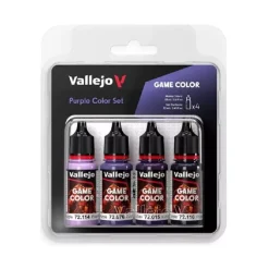 Set 4 pinturas para modelismo 382 Morados Game Color 18ml Maquetas Y Modelismo|Pinturas Para Maquetas Y Modelismo
