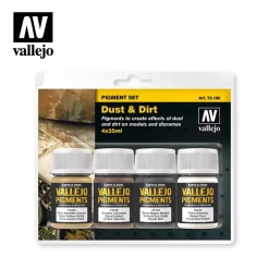 Clearance Set 4 pinturas para modelismo 190 Polvo y Suciedad Pigments FX 35ml Maquetas Y Modelismo|Pinturas Para Maquetas Y Modelismo