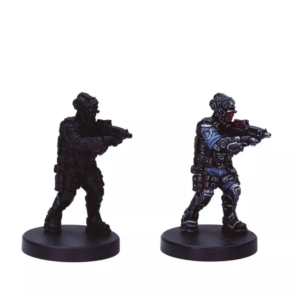 Outlet Set 8 pinturas para modelismo 201 Lawmen Cyberpunk 17ml Maquetas Y Modelismo