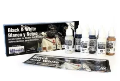 Discount Set 8 pinturas para modelismo 151 Black & White Figure 17ml Maquetas Y Modelismo|Pinturas Para Maquetas Y Modelismo