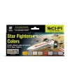 Set 8 pinturas para modelismo Star Fighter Sci-Fi 17ml Maquetas Y Modelismo|Pinturas Para Maquetas Y Modelismo
