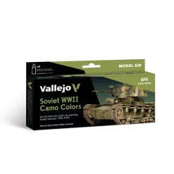 Outlet Set 8 pinturas para modelismo 188 Soviet WWII Camo Colors AFV 17ml Pinturas Para Maquetas Y Modelismo|Maquetas Y Modelismo