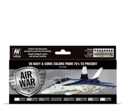 Best Set 8 pinturas para modelismo US NAVY & UMSC Air War 17ml Pinturas Para Maquetas Y Modelismo|Maquetas Y Modelismo