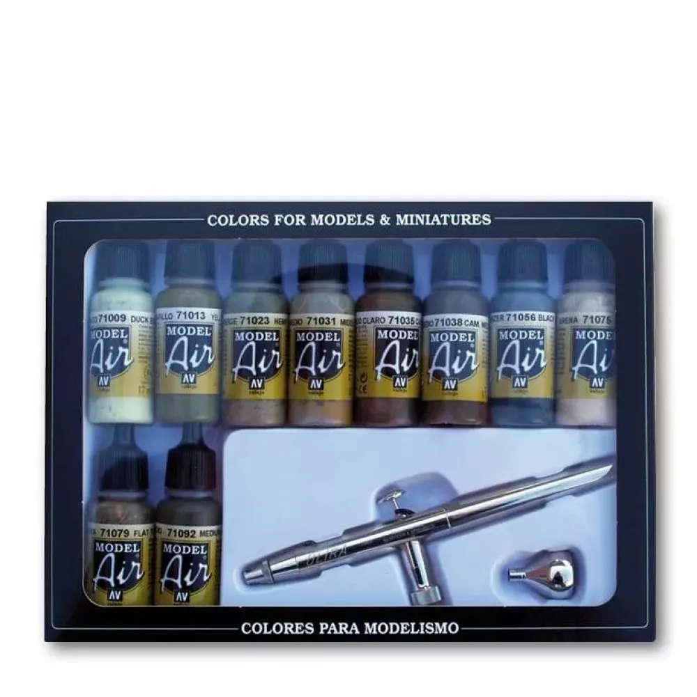Best Set 10 pinturas para modelismo 168 Camuflaje y Aerógrafo 17ml Pinturas Para Maquetas Y Modelismo|Maquetas Y Modelismo
