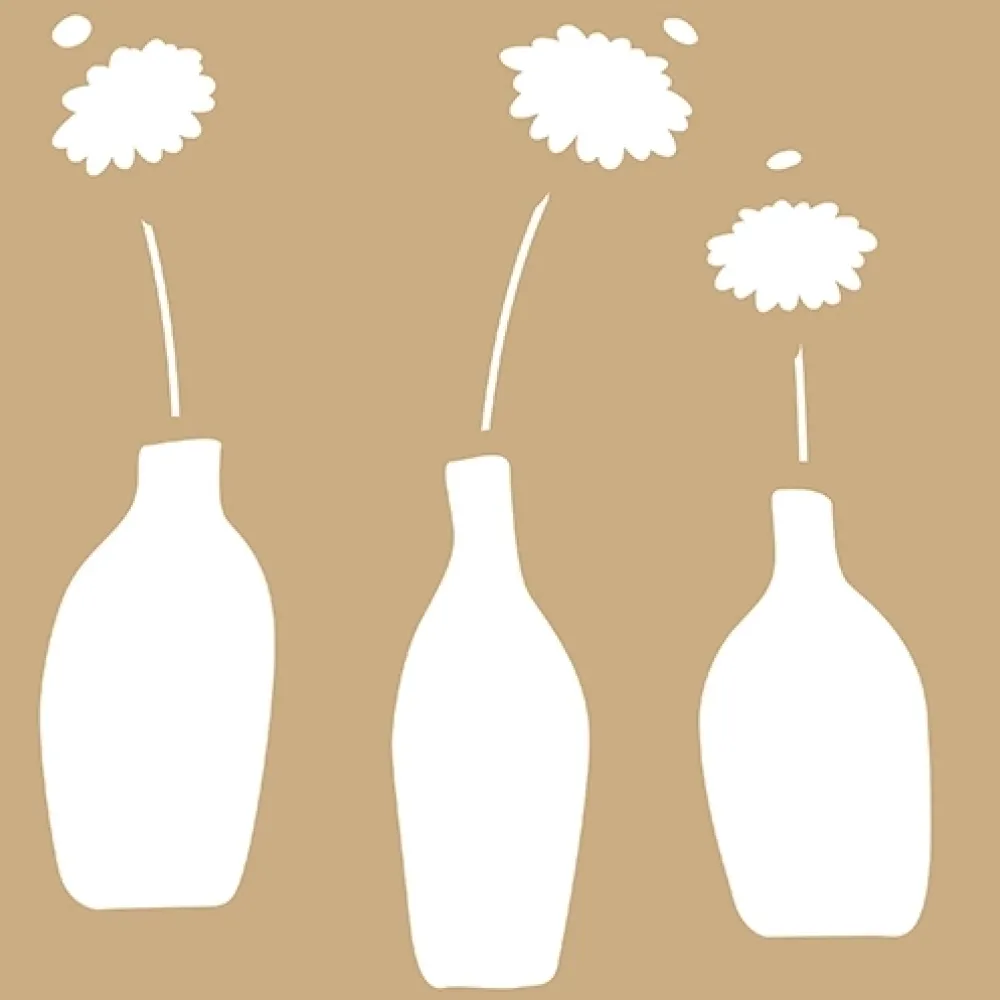 New Set 2 plantillas de stencil Sweet Garden Plantillas
