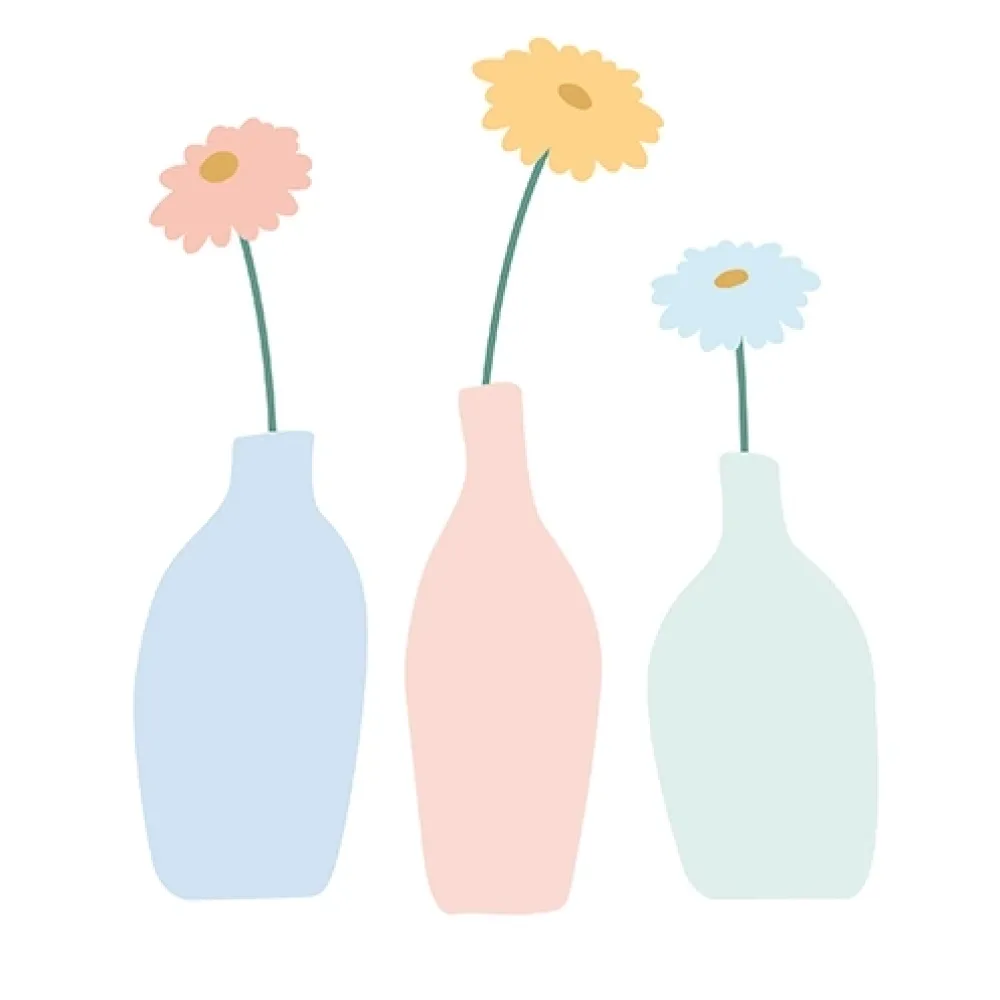New Set 2 plantillas de stencil Sweet Garden Plantillas