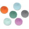 Clearance Set 60 Pompones De Colores Dinos & Co 1cm Goma Eva Fofuchas