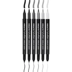 Clearance Set 6 Rotuladores Caligrafía Doble Punta Color Experience Rotuladores