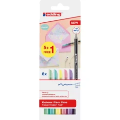 Discount Set 5+1 Rotuladores Colores Pastel 1200 Niños Rotuladores|Niños Y Regalos