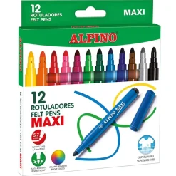 Discount Set 12 rotuladores colores surtidos Maxi Rotuladores