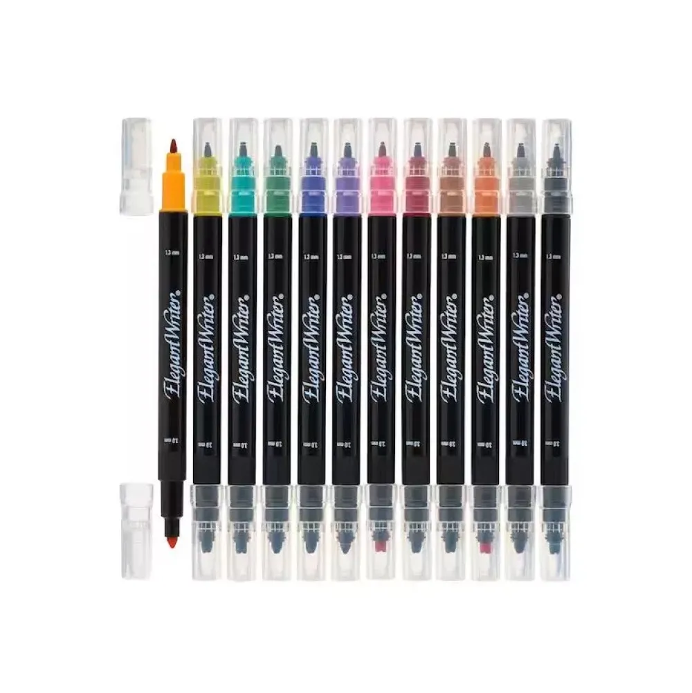 Sale Set 12 rotuladores doble punta ElegantWriter Rotuladores