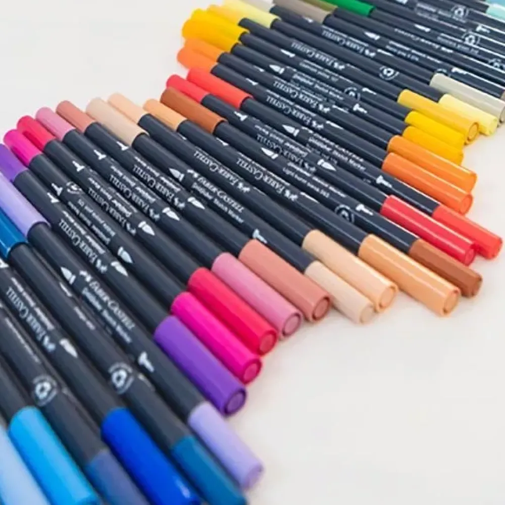 Online Set 6 Rotuladores Doble Punta Kawaii Goldfaber Sketch Rotuladores