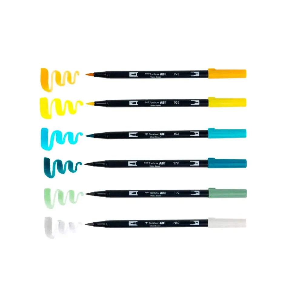 Sale Set 5+1 rotuladores Dual Brush Lemon Squeezy Rotuladores