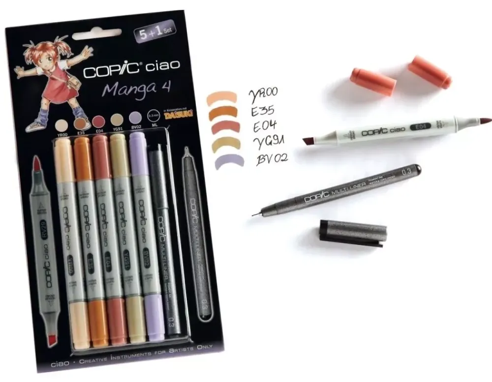 Discount Set 5+1 rotuladores Manga #04 Ciao Rotuladores