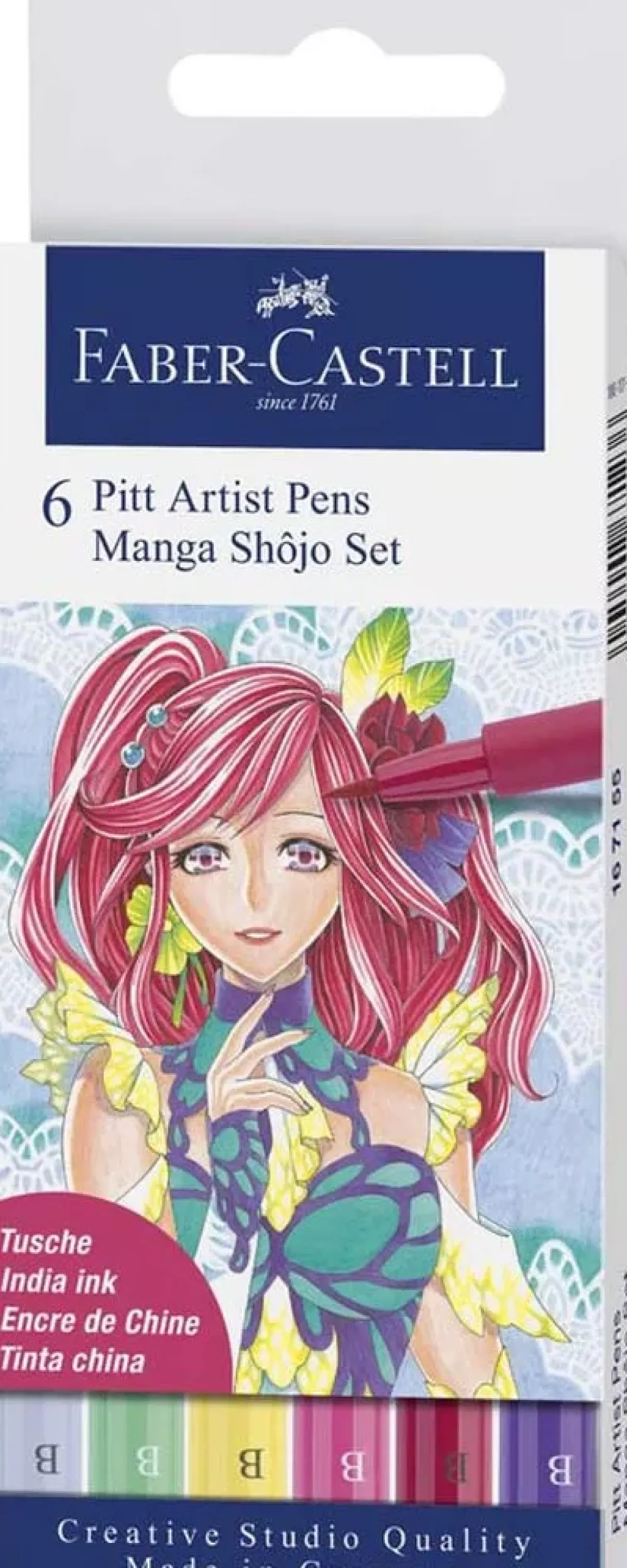 Outlet Set 6 rotuladores Manga Shôjo Pitt Artist Pen Rotuladores