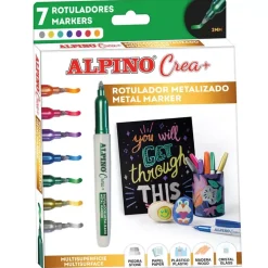 Discount Set 7 Rotuladores Metalizados Crea+ Rotuladores