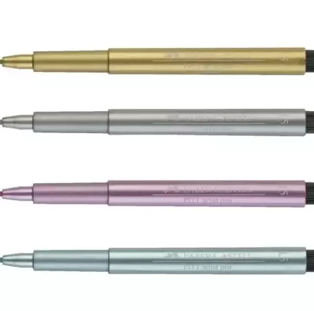 Outlet Set 4 rotuladores metálicos Pitt Artist Pen Rotuladores