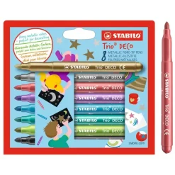 Sale Set 8 Rotuladores Metálicos Scribbi Niños Niños Y Regalos