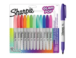 Online Set 12 Rotuladores permanentes punta fina Glam Pop 0,9mm Rotuladores