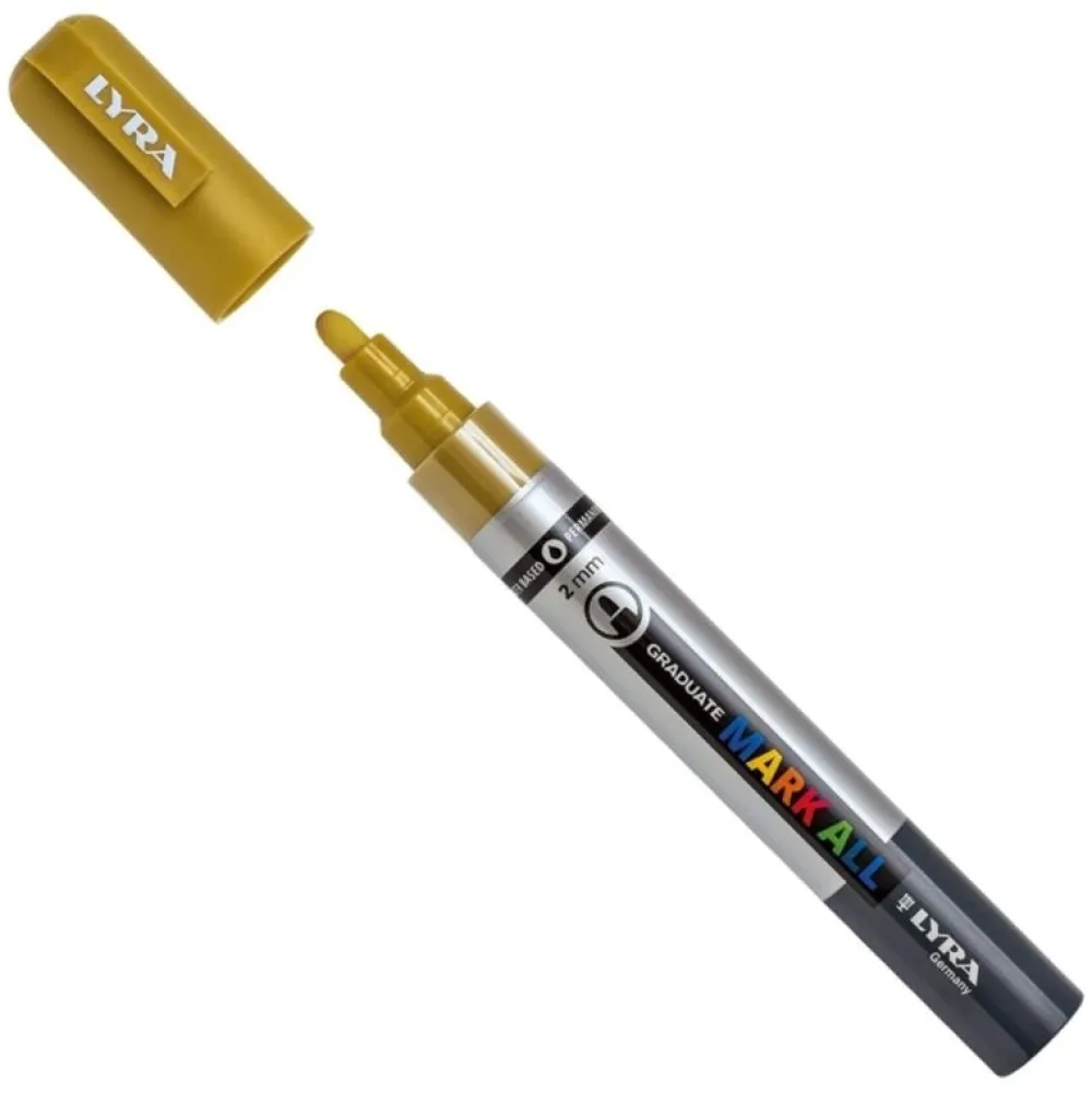Sale Set 4 rotuladores permanentes metalizados Mark All 2mm Rotuladores