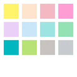 Best Set 12 Rotuladores pincel colores pastel Multi Ink Rotuladores