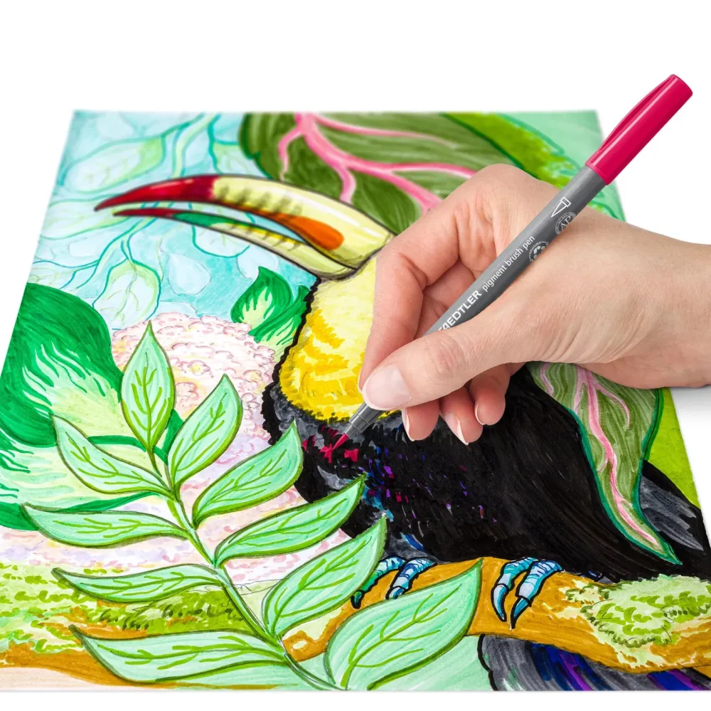 Outlet Set 12 Rotuladores pincel colores naturaleza Multi Ink Rotuladores