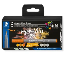Set 6 Rotuladores pincel grises y caramelos Multi Ink Rotuladores