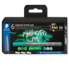 Discount Set 6 Rotuladores pincel verdes y turquesas Multi Ink Rotuladores