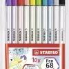 Discount Set 10 Rotuladores Pen 68 Brush Rotuladores