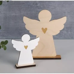 Outlet Set 2 Siluetas Ángel de Madera Maderas