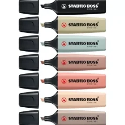 Discount Set 8 Subrayadores Boss Original NatureColors Rotuladores