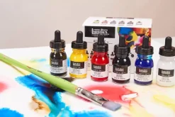 Clearance Set 6 Tintas Acrílicas Colores Esenciales Pinturas Acrílicas