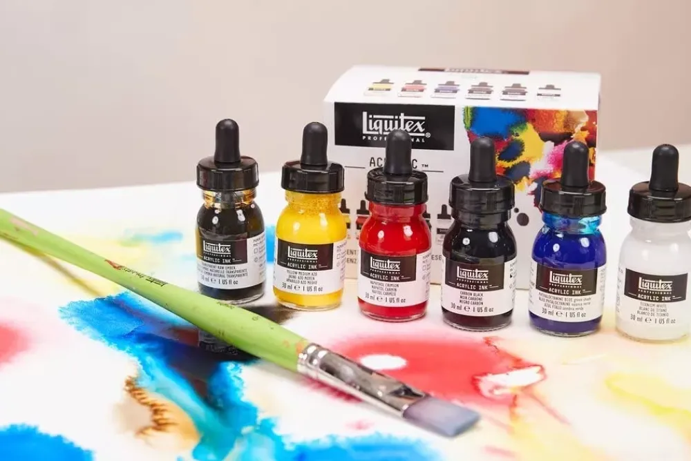 Clearance Set 6 Tintas Acrílicas Colores Esenciales Pinturas Acrílicas