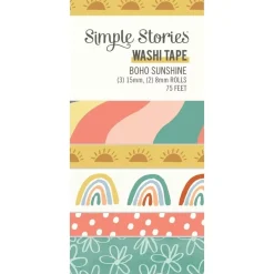 Outlet Set 5 Washi Tape Boho Sunshine Decoupage