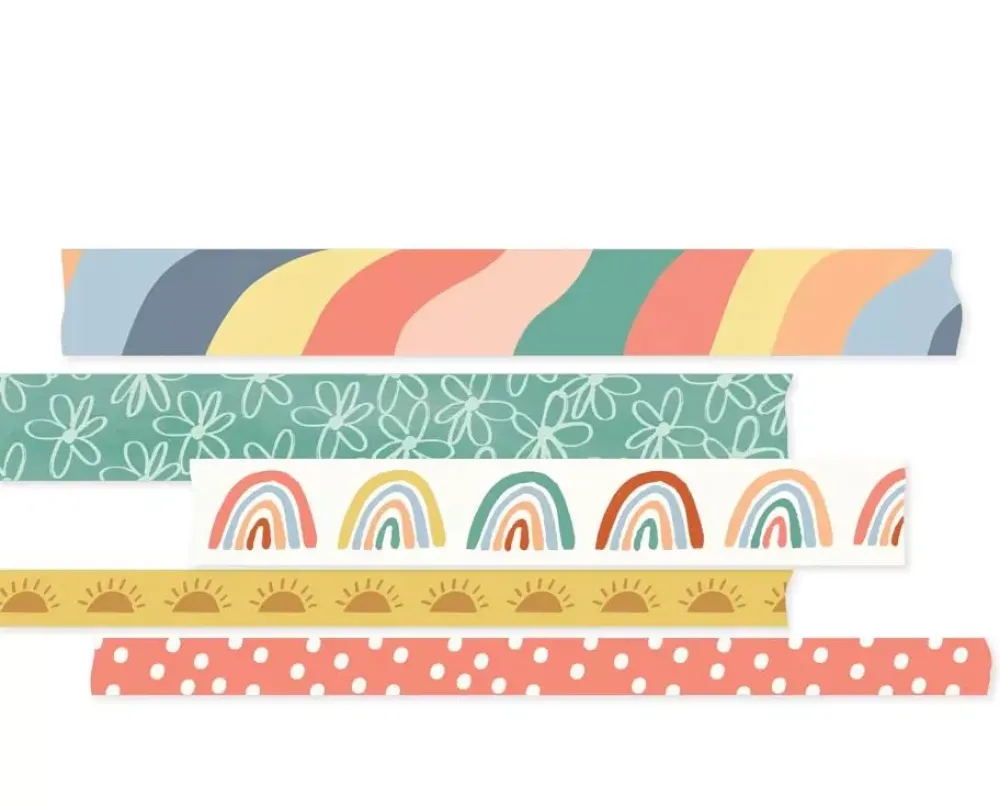 Outlet Set 5 Washi Tape Boho Sunshine Decoupage