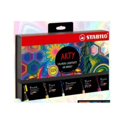 Set Arty 55 Rotuladores Pen 68 Max, Pen 68, Pen 68 Brush, Point 88 y Point 88 Max Creative Set Rotuladores
