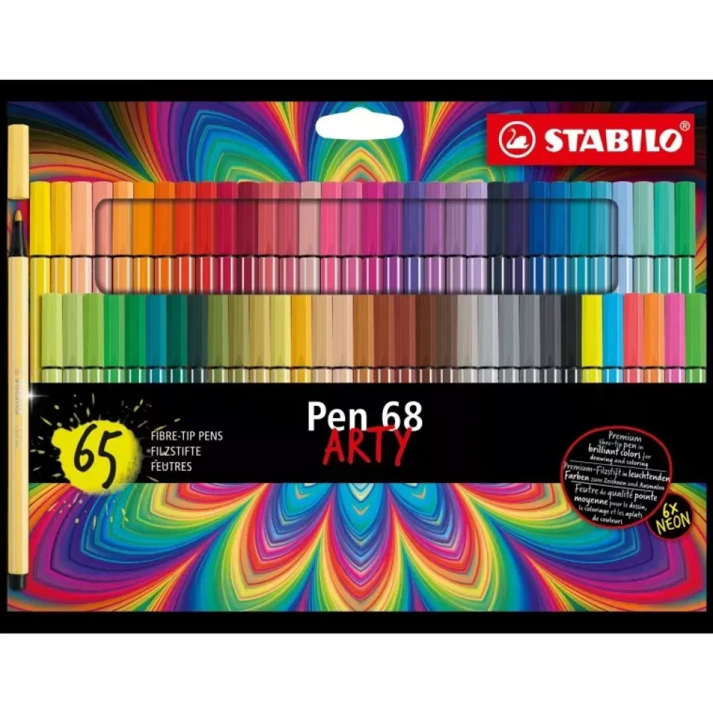 Hot Set Arty 65 Rotuladores Pen 68 Rotuladores