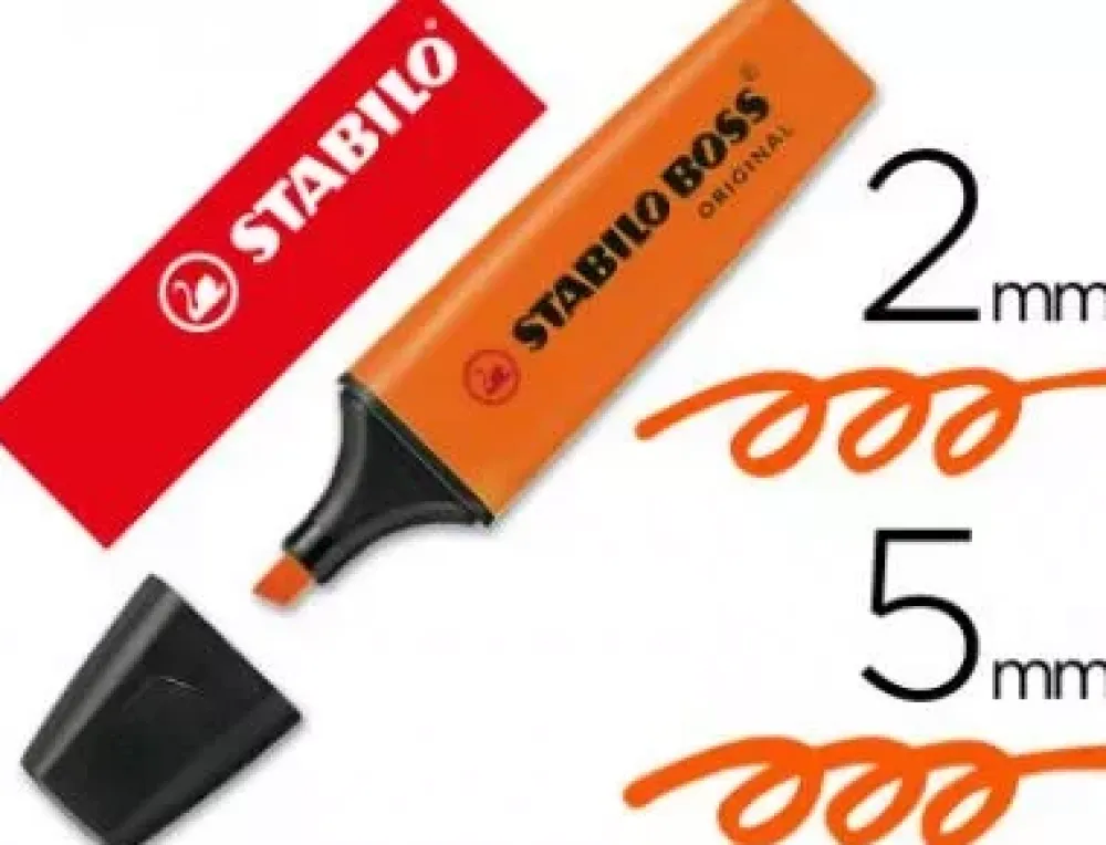 Sale Set Arty 5 Subrayadores Colores Cálidos Boss Original Rotuladores