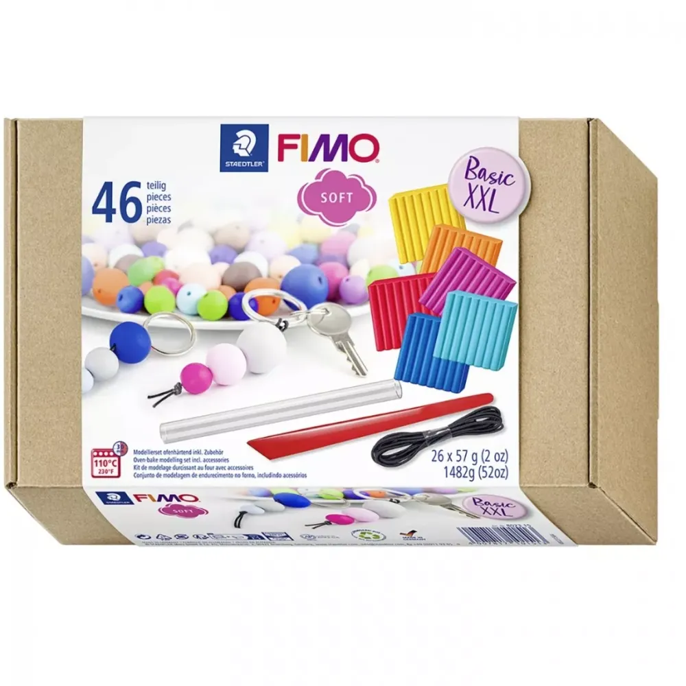 Best Set básico XXL arcilla de modelado Fimo Pastas Moldeables