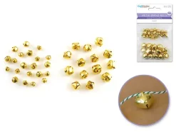 Discount Set Cascabeles Dorados Goma Eva Fofuchas