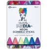 Clearance Set Ceras Acuarelables Neon Scribble Sticks Dina Wakley Ceras, Pátinas Y Tintes