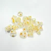 Best Set de 25 abalorios millefiori amarillos Bisutería